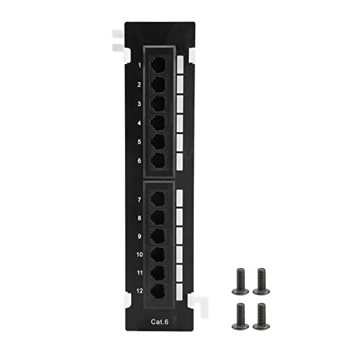 Kuinayouyi Netzwerk-Tool-Kit 12 Port Cat6 Patchpanel RJ45 Netzwerk-Wandhalterung Rack Mount Bracket Kuinayouyi Netzwerk-Tool-Kit 12 Port Cat6 Patchpanel RJ45 Netzwerk-Wandhalterung Rack Mount Bracket von Karriter