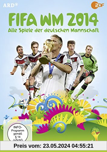 FIFA WM 2014 - Alle Spiele der deutschen Mannschaft [7 DVDs] von Karsten Linke