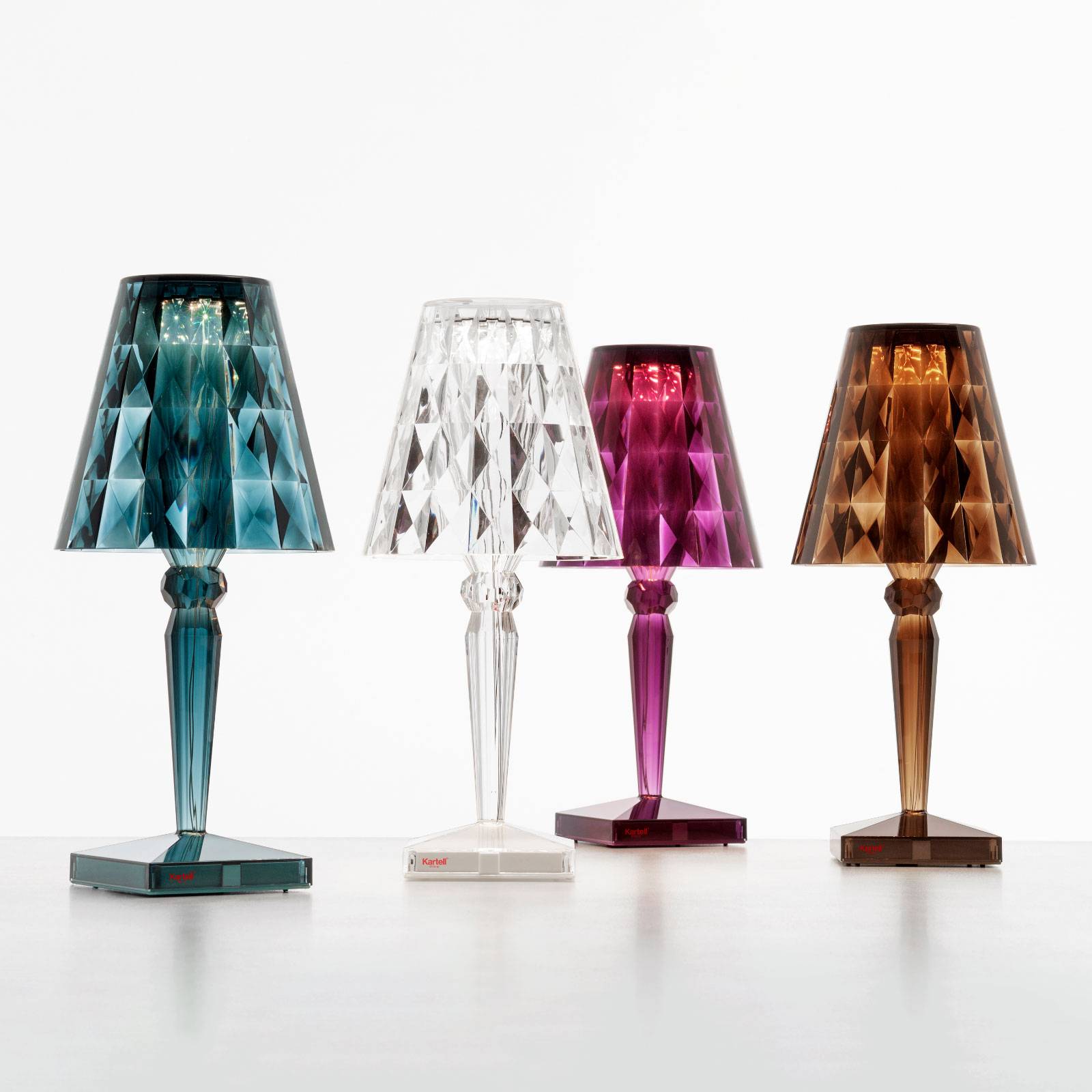 Kartell Big Battery - Tischlampe IP20, cola von Kartell