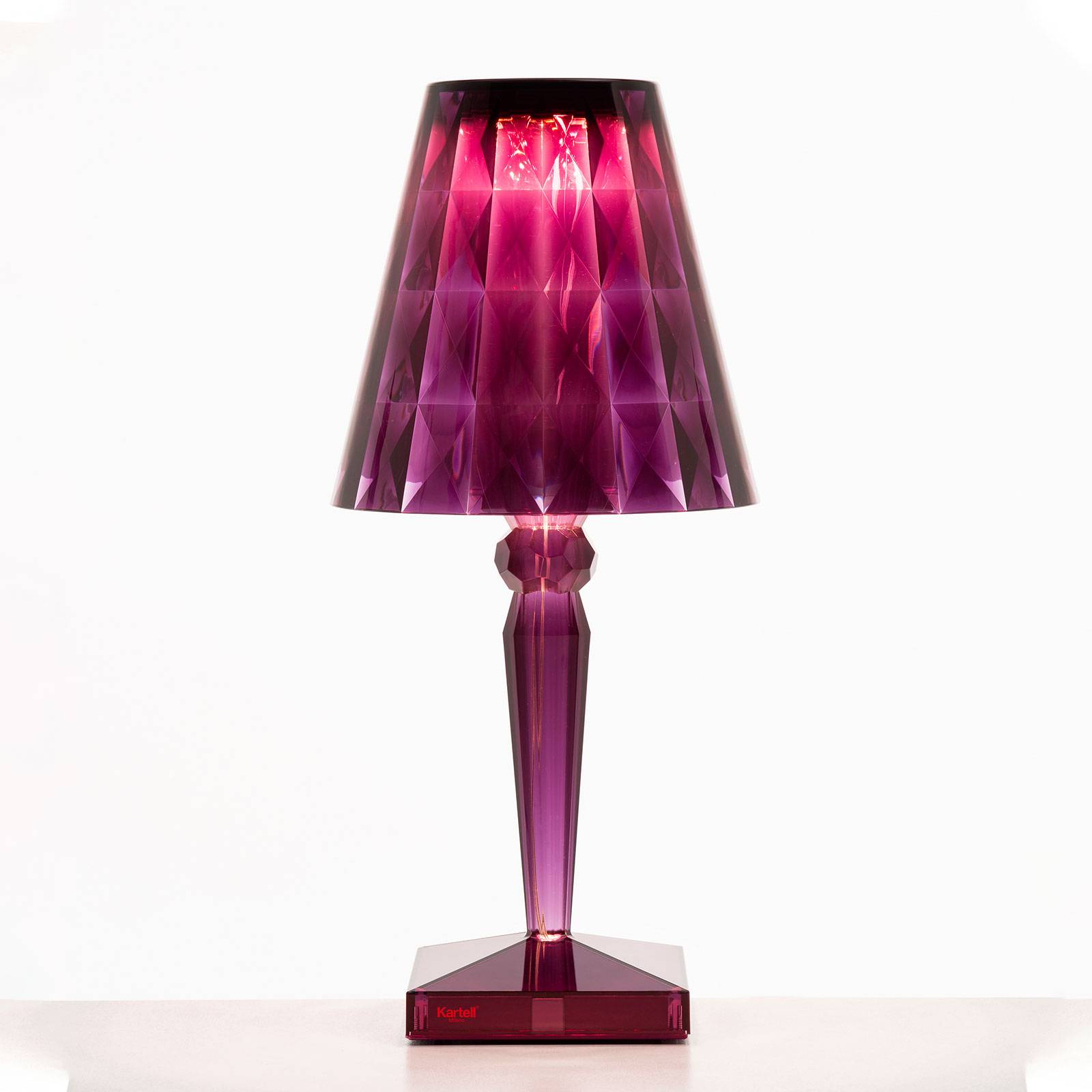 Kartell Big Battery - Tischlampe IP20, pflaume Kartell Big Battery - Tischlampe IP20, pflaume von Kartell
