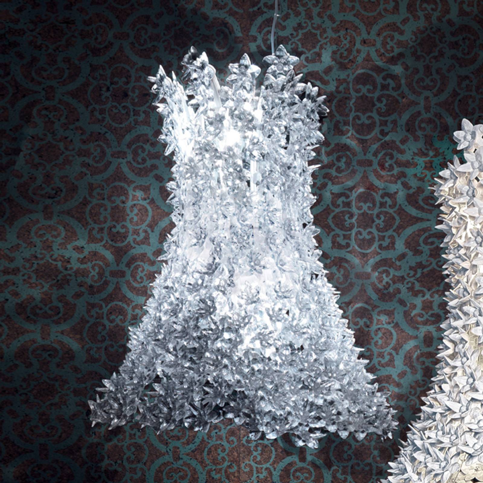 Kartell Bloom Hängelampe G9 länglich, transparent Kartell Bloom Hängelampe G9 länglich, transparent von Kartell