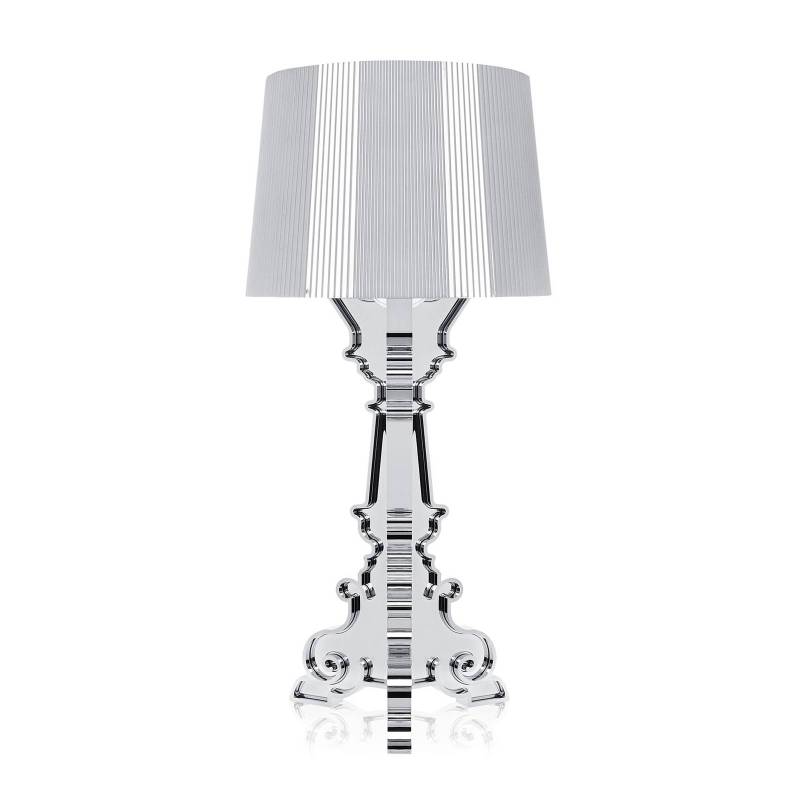 Kartell Bourgie LED-Tischleuchte, silber von Kartell