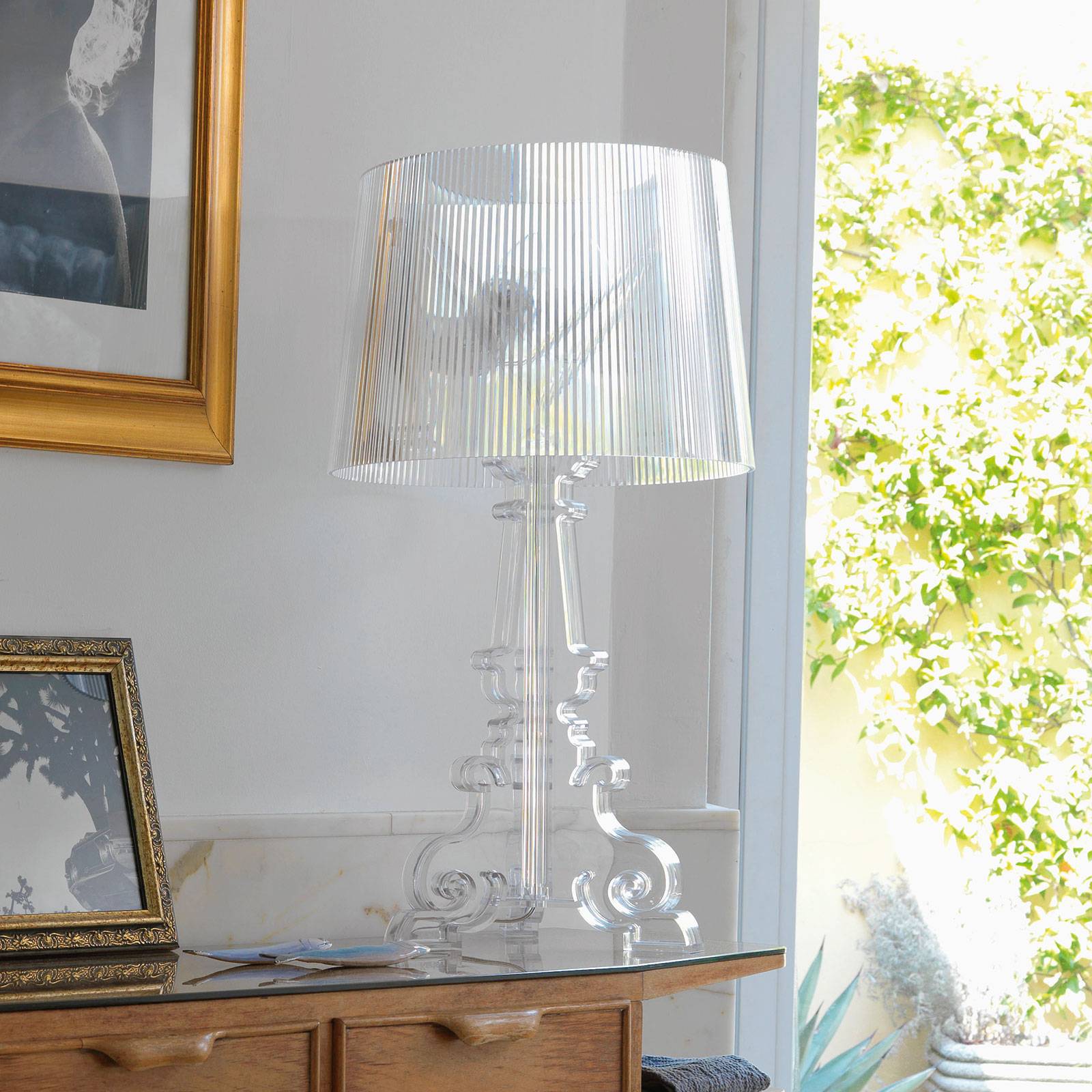 Kartell Bourgie - LED-Tischleuchte, transparent von Kartell