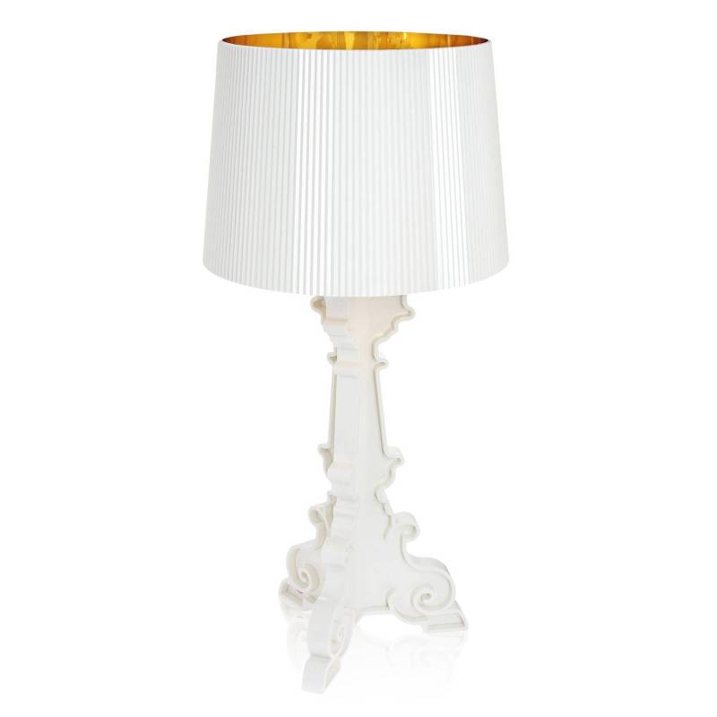 Kartell Bourgie LED-Tischleuchte E14, weiß/gold von Kartell