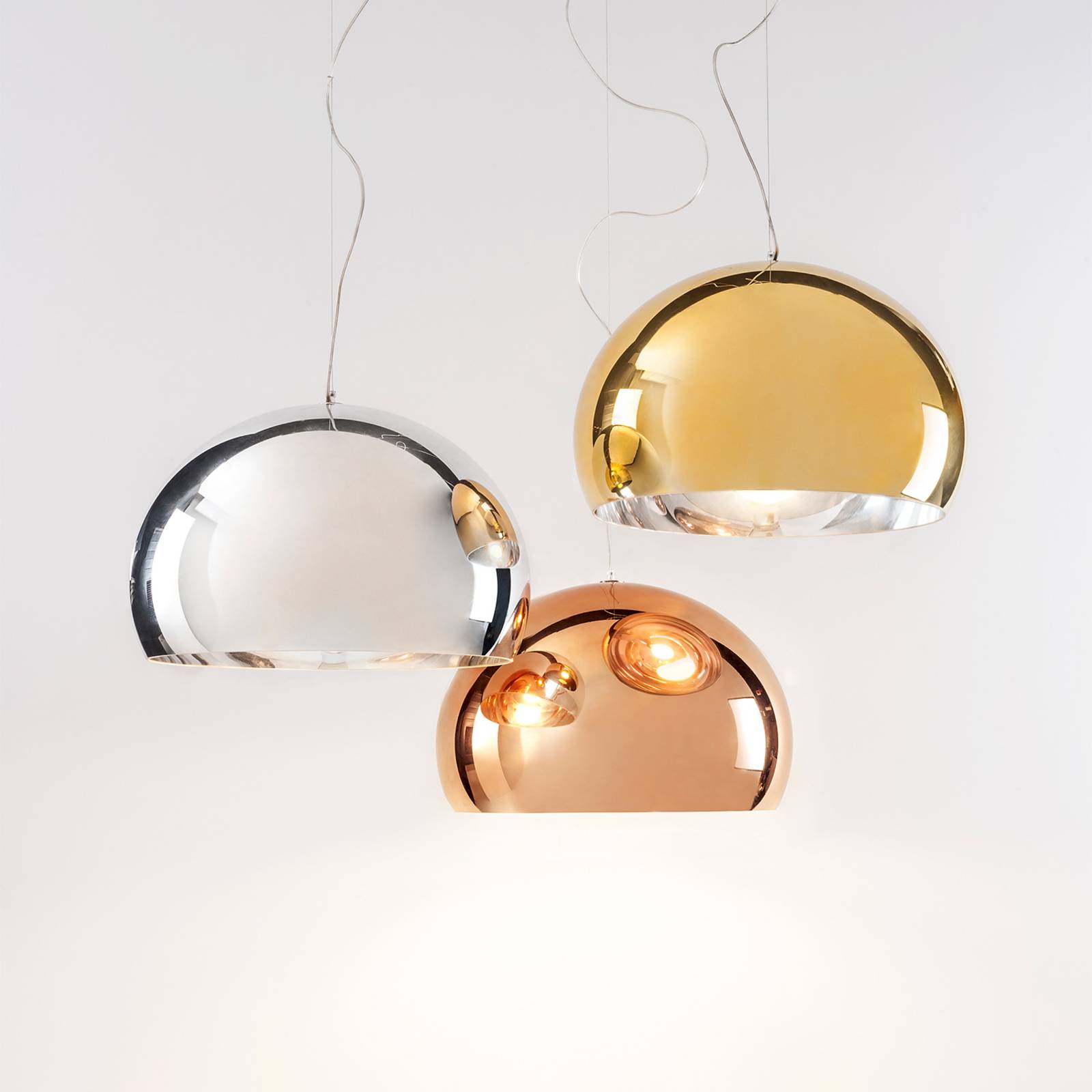 Kartell FL/Y - LED-Pendellampe, chrom glänzend Kartell FL/Y - LED-Pendellampe, chrom glänzend von Kartell