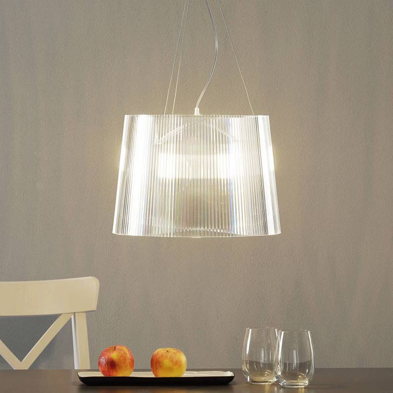 Kartell Gè - LED-Pendellampe, transparent von Kartell