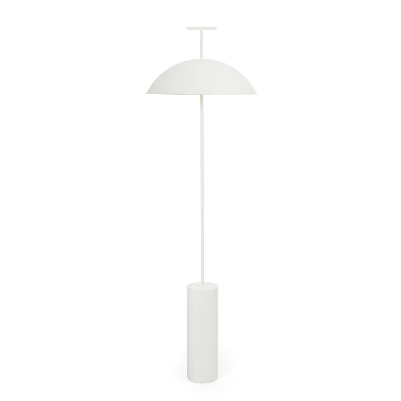 Kartell LED-Stehleuchte Geen-A, weiß, Höhe 132 cm, Stahl von Kartell