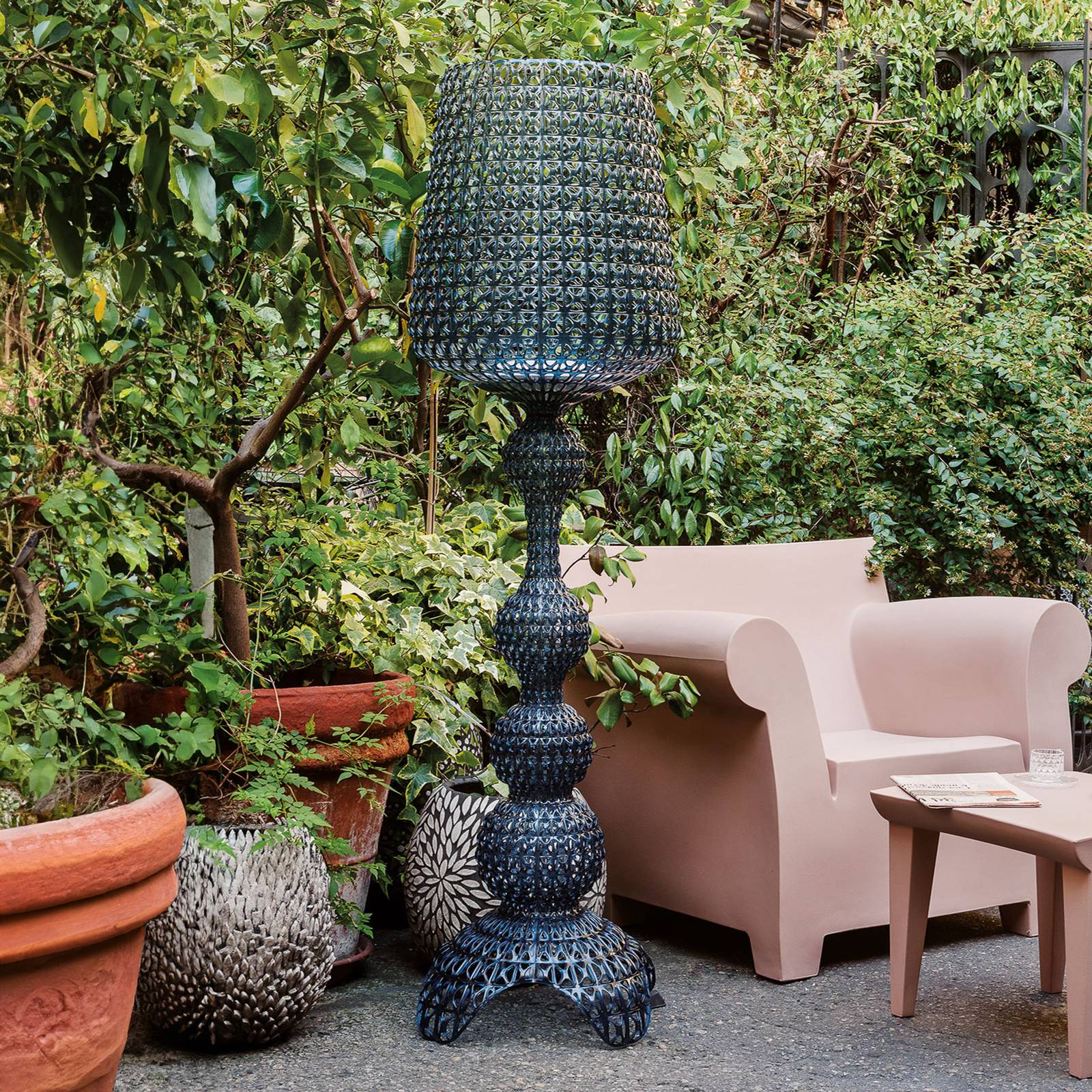 Kartell Kabuki - LED-Außenstehleuchte in Schwarz Kartell Kabuki - LED-Außenstehleuchte in Schwarz von Kartell