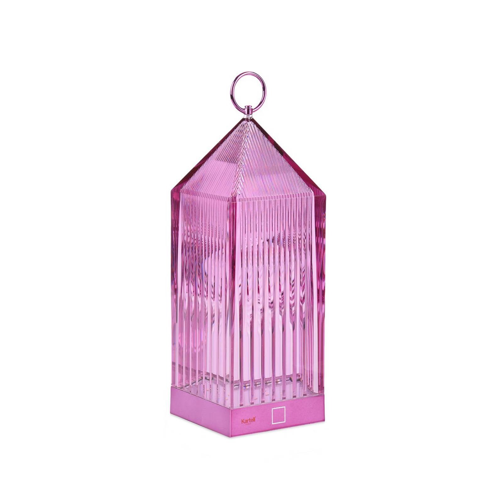 Kartell LED-Akku-Tischlampe Lantern, lila, recycelt, IP54 Kartell LED-Akku-Tischlampe Lantern, lila, recycelt, IP54 von Kartell
