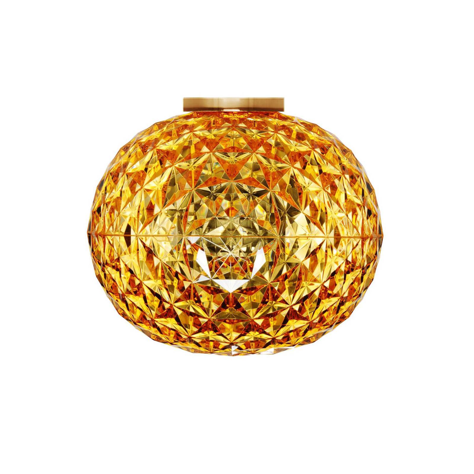 Kartell LED-Deckenleuchte Planet, bernstein, Ø 31 cm Kartell LED-Deckenleuchte Planet, bernstein, Ø 31 cm von Kartell
