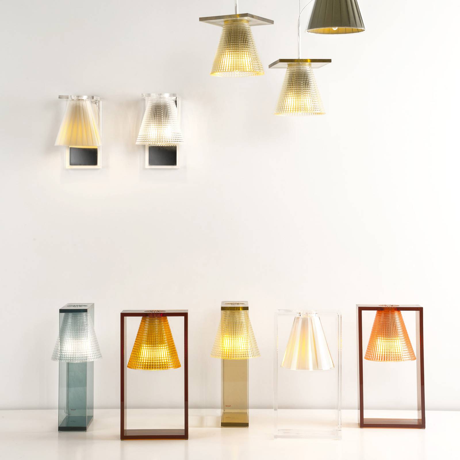 Kartell Light-Air LED-Wandleuchte, bernstein von Kartell