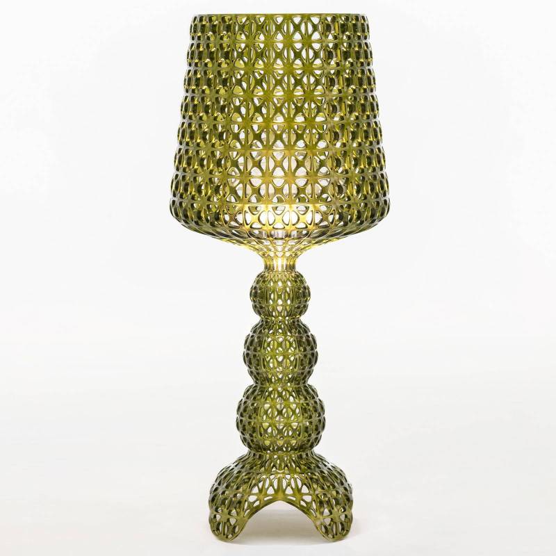 Kartell LED-Tischleuchte Mini Kabuki, grün, Höhe 70 cm von Kartell