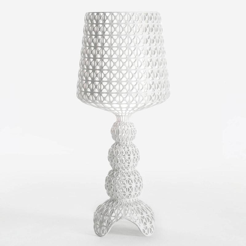 Kartell LED-Tischleuchte Mini Kabuki, weiß, Höhe 70 cm von Kartell