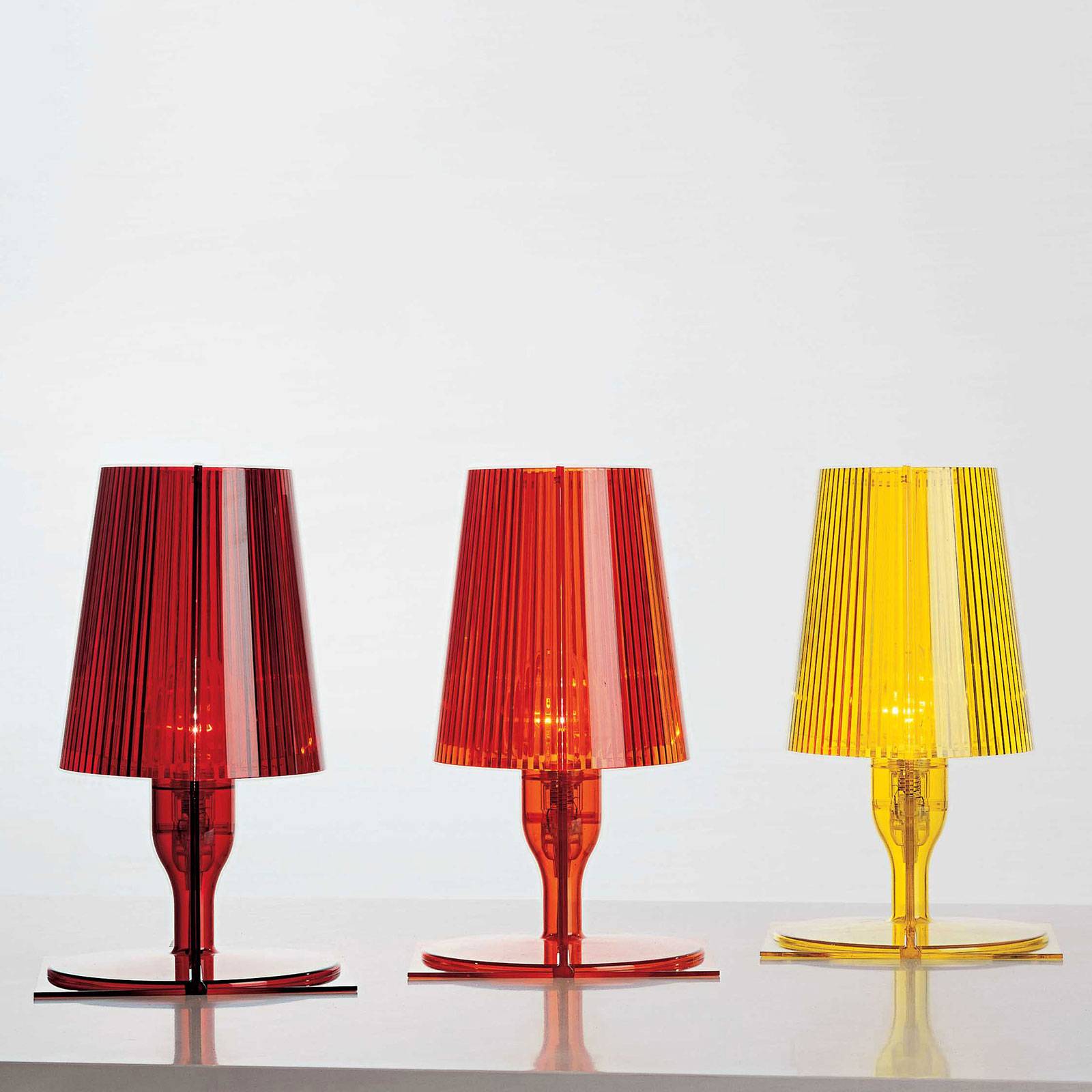 Kartell Take Designer-Tischleuchte, bernstein von Kartell