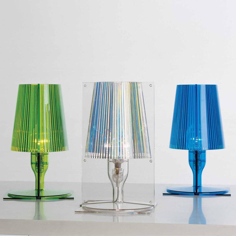 Kartell Take Designer-Tischleuchte, hellblau von Kartell