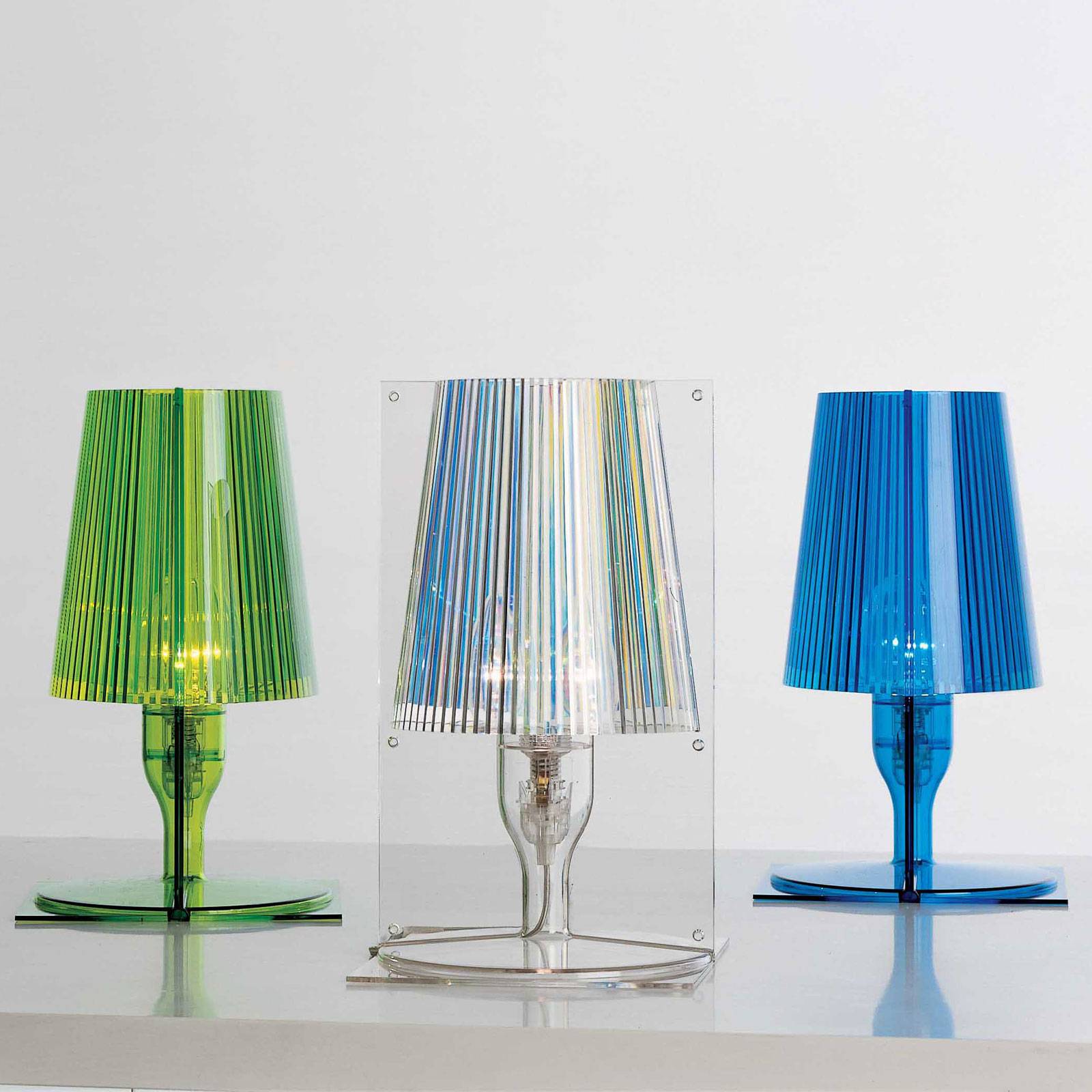 Kartell Take Designer-Tischleuchte, olivgrün von Kartell