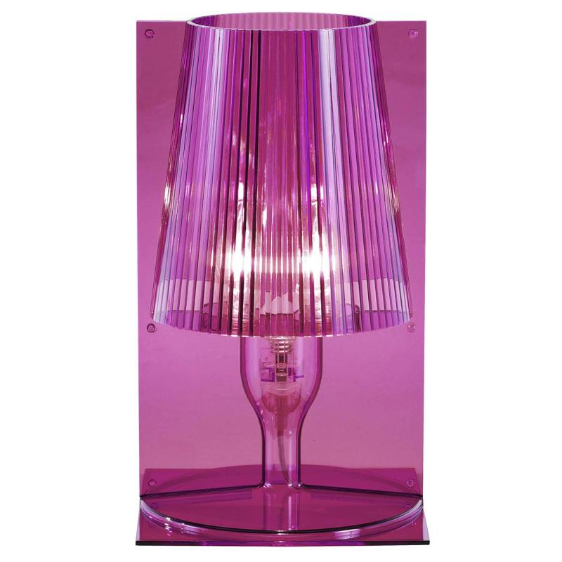 Kartell Take Designer-Tischleuchte, rosa von Kartell