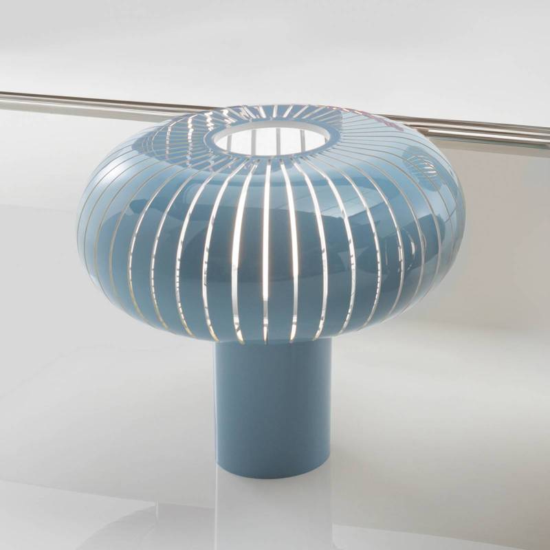Kartell Tischleuchte Teresa Special Edition, hellblau, Ø50cm von Kartell