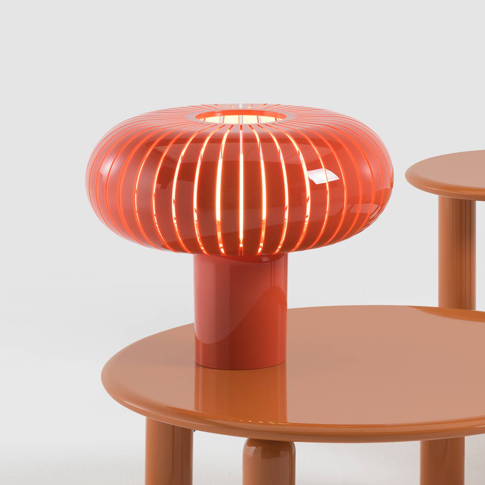 Kartell Tischleuchte Teresa Special Edition, orange, Ø 50 cm Kartell Tischleuchte Teresa Special Edition, orange, Ø 50 cm von Kartell
