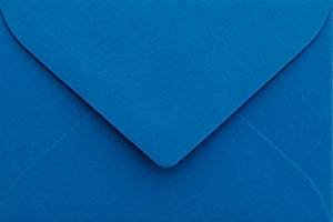 25 Briefumschläge Mini Blau 5,1 x 7,2 cm Verschluss-Technik: feuchtklebend, Grammatur 120 g/m² von Karten24Plus