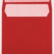 25 Quadratische Briefumschläge - Rot , 145mm x 145mm, 14,5cm x 14,5cm mit Querlasche / Haftstreifen / Selbstklebend. von Karten24Plus