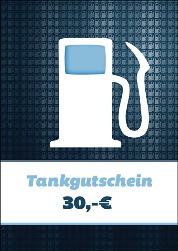 Cooler Tankgutschein (Blanko) Geschenkkarte mit Zapfsäule über 30 Euro zum Führerschein, für Spritztouren & Reisekosten - nicht vergessen Geld bei zu legen:) • Grußkarte von Kartenkaufrausch
