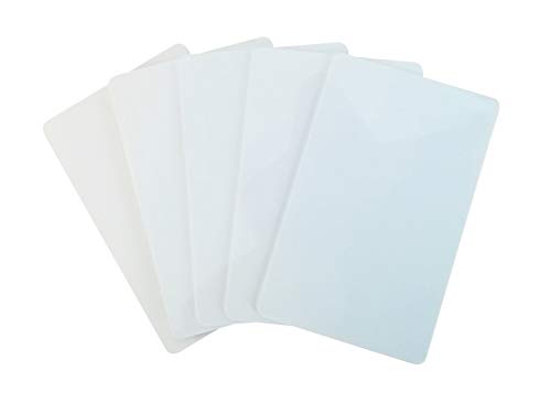 25 Premium Plastikkarten/PVC Karten Weiss, 1-5000 Stück, Rohlinge, blanko, Kartendrucker, NEU! (25) von Kartenstudio