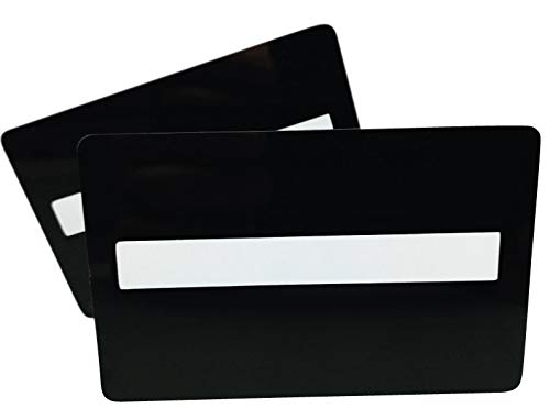 Premium Plastikkarten | PVC Karten SCHWARZ mit UNTERSCHRIFTFELD | 1-500 Stück | Blanko Rohlinge | NEU! (5) von Kartenstudio