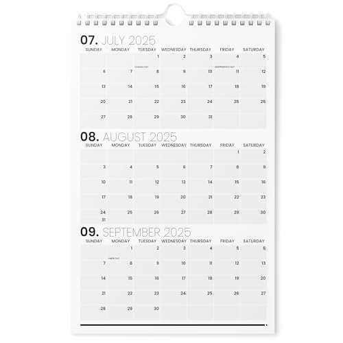 Karto 3-Monats-Wandkalender 2025–2026 – vertikal 27,9 x 43,2 cm von Juli 2025 bis Dezember 2026 – Steigern Sie Ihre Produktivität und einfache Planung mit dem ästhetischen Monatskalender Karto 3-Monats-Wandkalender 2025–2026 – vertikal 27,9 x 43,2 cm von Juli 2025 bis Dezember 2026 – Steigern Sie Ihre Produktivität und einfache Planung mit dem ästhetischen Monatskalender von Karto