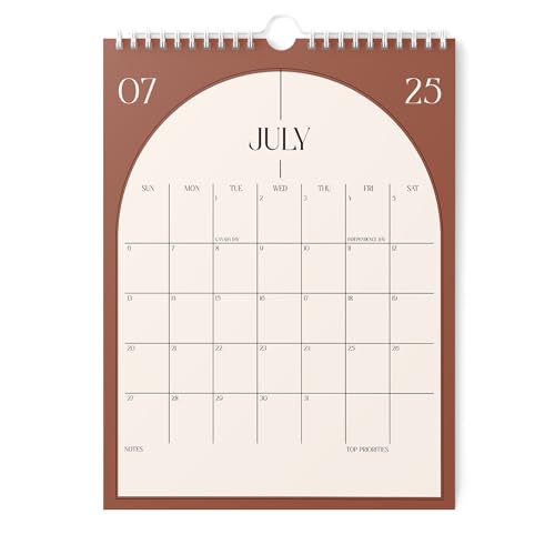 Karto Wandkalender 2025–2026 – Vertikal 21,6 x 27,9 cm Juli 2025 bis Dezember 2026 – Steigern Sie Ihre Produktivität und einfache Planung mit dem ästhetischen Monatskalender, Boho-Farbe Karto Wandkalender 2025–2026 – Vertikal 21,6 x 27,9 cm Juli 2025 bis Dezember 2026 – Steigern Sie Ihre Produktivität und einfache Planung mit dem ästhetischen Monatskalender, Boho-Farbe von Karto