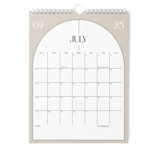Karto Wandkalender 2025-2026 - Vertikal 21,6 x 27,9 cm Juli 2025 bis Dezember 2026 - Steigern Sie Ihre Produktivität und einfache Planung mit dem ästhetischen Monatskalender - Boho Beige Karto Wandkalender 2025-2026 - Vertikal 21,6 x 27,9 cm Juli 2025 bis Dezember 2026 - Steigern Sie Ihre Produktivität und einfache Planung mit dem ästhetischen Monatskalender - Boho Beige von Karto