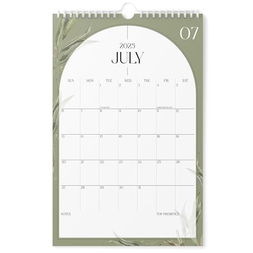 Karto Wandkalender 2025-2026 - Vertikal 27,9 x 43,2 cm Juli 2025 bis Dezember 2026 - Steigern Sie Ihre Produktivität und einfache Planung mit dem ästhetischen Monatskalender - Boho Greenery Karto Wandkalender 2025-2026 - Vertikal 27,9 x 43,2 cm Juli 2025 bis Dezember 2026 - Steigern Sie Ihre Produktivität und einfache Planung mit dem ästhetischen Monatskalender - Boho Greenery von Karto