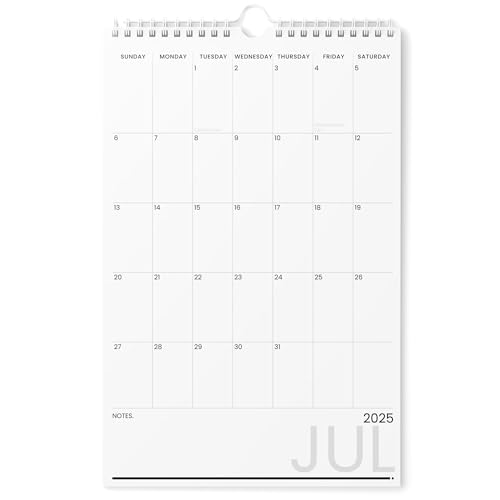 Karto Wandkalender 2025-2026 - Vertikal 27,9 x 43,2 cm Juli 2025 bis Dezember 2026 - Steigern Sie Ihre Produktivität und einfache Planung mit dem ästhetischen Monatskalender - Drei Buchstaben von Karto