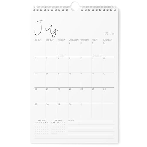 Karto Wandkalender 2025–2026 – Vertikal 27,9 x 43,2 cm Juli 2025 bis Dezember 2026 – Steigern Sie Ihre Produktivität und einfache Planung mit dem ästhetischen Monatskalender – Kursiv von Karto