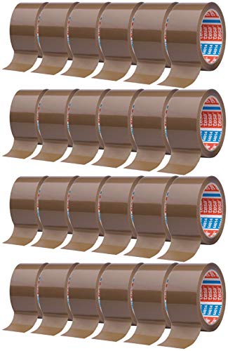KartonProfis tesa 64014 Klebeband/Paketband 66 m x 50 mm, Chamois (24 Rollen) von KartonProfis