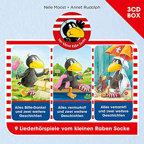 Der kleine Rabe Socke - 3-CD Hörspielbox Vol. 3 von Karussell (Universal Music)