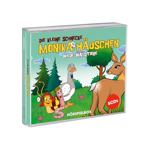 Die kleine Schnecke Monika Häuschen - Wilde Waldtiere - 5CD-Hörspielbox von Karussell (Universal Music)