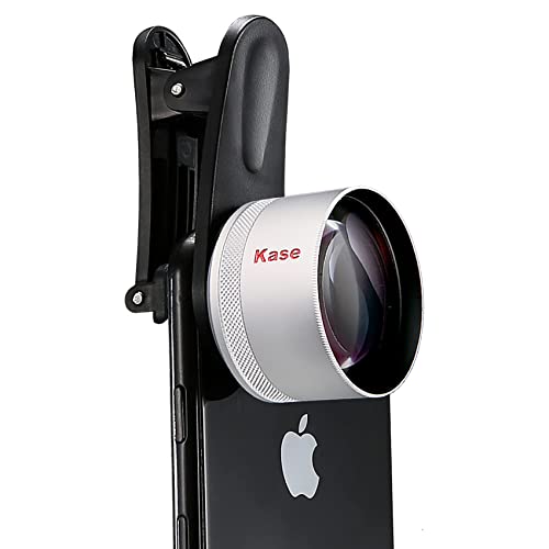 Kase Master Makro-Telefon-Kameraobjektiv Pro mit Clip für iPhone 14 13 12 11 8 7 X XR Samsung Android, professionelle 17 mm Gewinde, Handy-Makro-Objektivaufsatz mit Metallgehäuse von Kase
