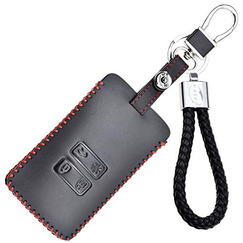KASER Hülle Kunstleder Schutzhülle Schlüsselanhänger Autoschlüssel kompatible für Renault Megane Scenic Laguna koleos Clio Schutz Etui für Fernbedienung Keyless KASER Hülle Kunstleder Schutzhülle Schlüsselanhänger Autoschlüssel kompatible für Renault Megane Scenic Laguna koleos Clio Schutz Etui für Fernbedienung Keyless von Kaser