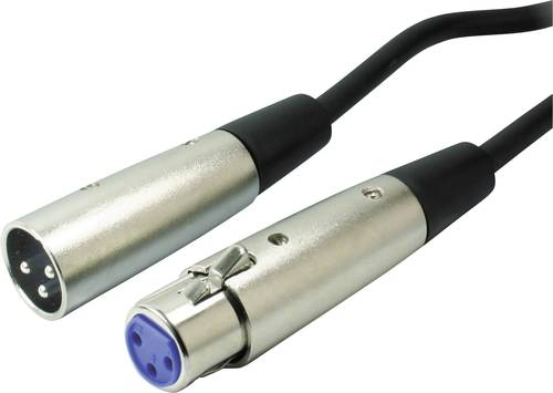 Kash XLR Verbindungskabel [1x XLR-Buchse - 1x XLR-Stecker] 2.00m Silber von Kash