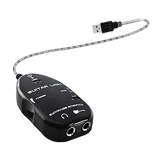 Haushalt Multifunktional USB Schnittstelle Gitarre Audio Externe Soundkarte Effektadapter Smart Home Geräte, ABS-Kunststoff, Ohne Edelstein. von Kasituny