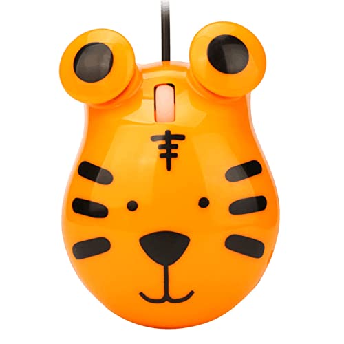 Kinder Erwachsene Computer Mini Cute Cartoon Tiger Design 3D Maus für Laptop PC Computer Peripheriegeräte von Kasituny