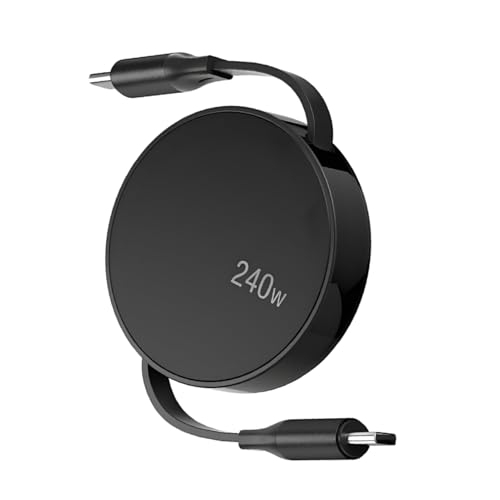 Kasoud Einziehbares Handy-Ladegerät, 240 W USB C auf USB C, einziehbares USB-C-Kabel, einziehbares Ladekabel für iPhone 14/13/12/12 Pro Max/12 Mini/11/11pro/Xs/Max/Xr/X/8 iPad Kasoud Einziehbares Handy-Ladegerät, 240 W USB C auf USB C, einziehbares USB-C-Kabel, einziehbares Ladekabel für iPhone 14/13/12/12 Pro Max/12 Mini/11/11pro/Xs/Max/Xr/X/8 iPad von Kasoud