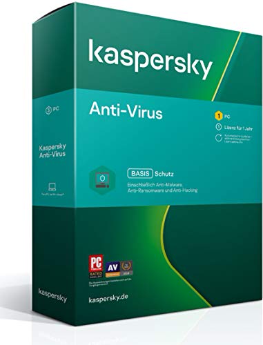 Kaspersky Anti-Virus 2022 | 1 Gerät | 1 Jahr | Windows | Aktivierungscode in Standardverpackung von Kaspersky
