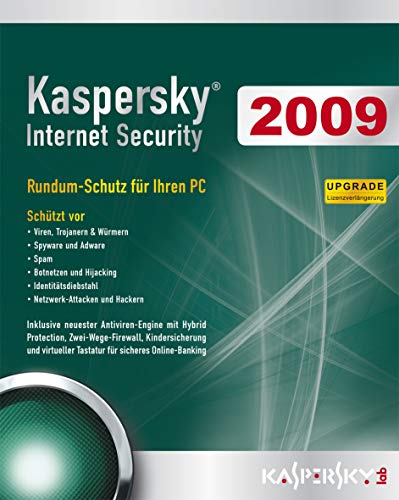 Kaspersky Internet Security 2009 (Upgrade/DVD-Box) von Kaspersky