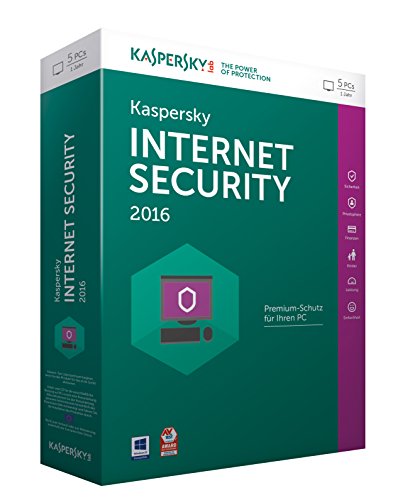 Kaspersky Internet Security 2016 - 5 PCs / 1 Jahr von Kaspersky Lab