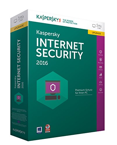 Kaspersky Internet Security 2016 Upgrade - 5 PCs / 1 Jahr von Kaspersky