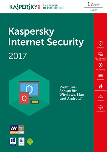 Kaspersky Internet Security 2017 | 1 Gerät | 1 Jahr | PC/Mac/Android | Download von Kaspersky