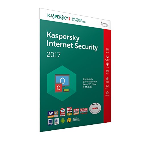 Kaspersky Internet Security 2017 3 Devices 1 Year Frustration Free Packaging von Kaspersky