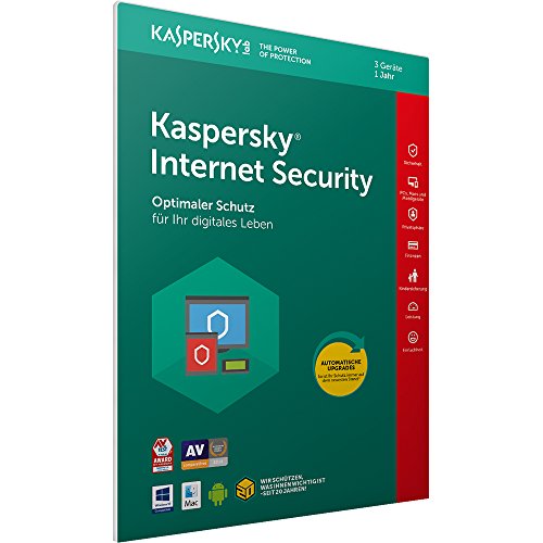 Kaspersky Internet Security 2018 Standard | 3 Geräte | 1 Jahr | Windows/Mac/Android | Download von Kaspersky